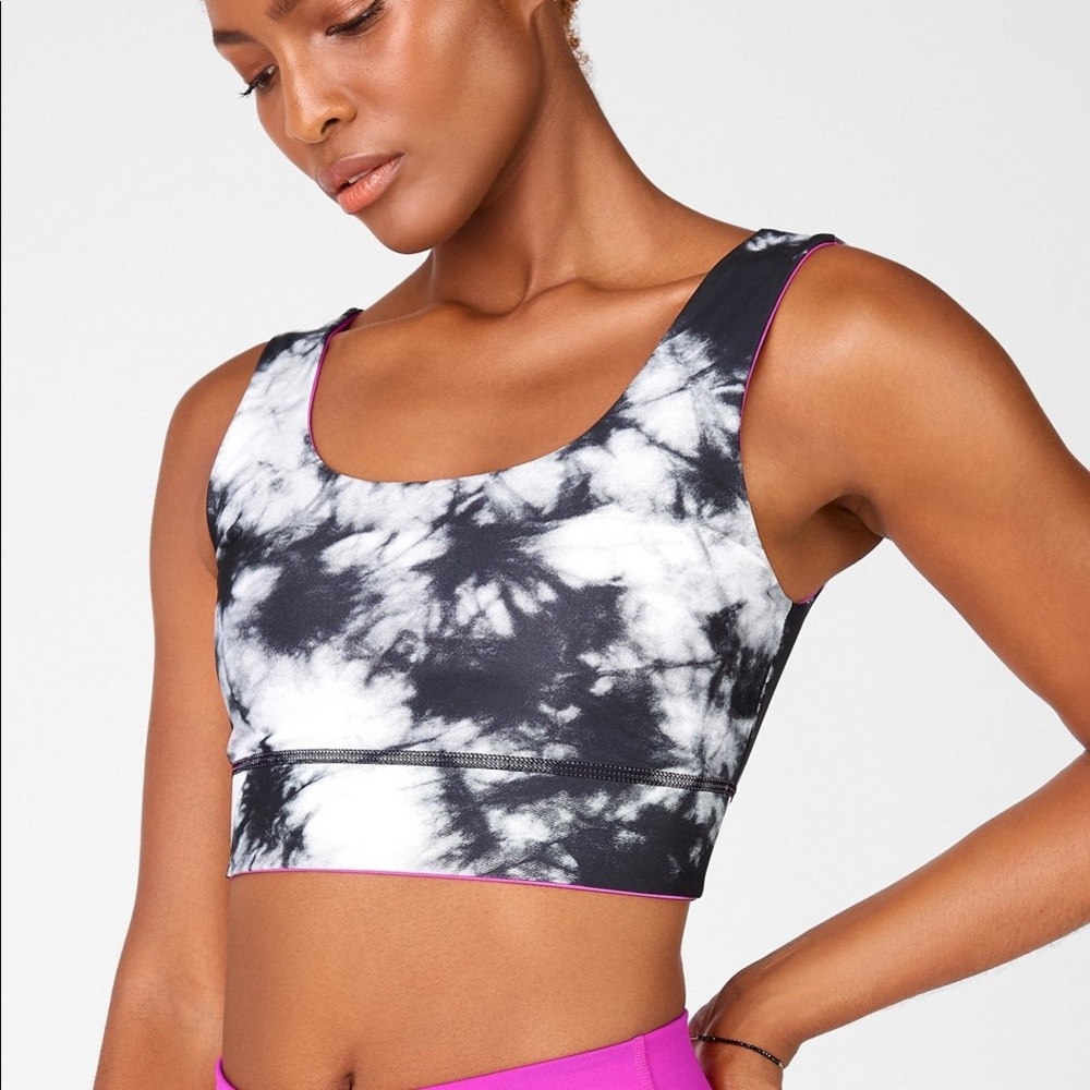 Fabletics reversible medium impact sports bra